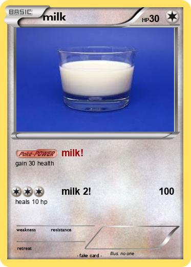 Pokemon milk