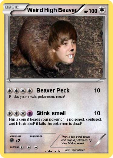 Pokemon Weird High Beaver