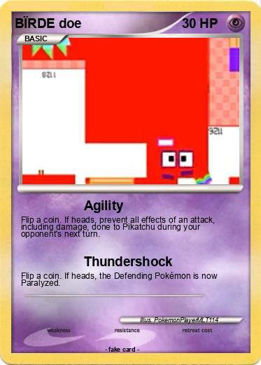Pokemon BÏRDE doe
