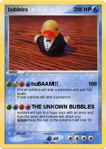 Pokemon bubbles