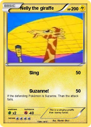 Pokemon Nelly the giraffe