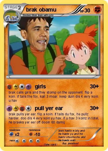 Pokemon brak obamu