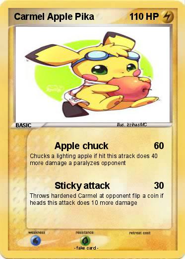 Pokemon Carmel Apple Pika