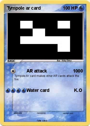 Pokemon Tympole ar card