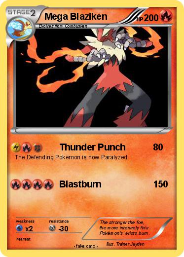 Pokemon Mega Blaziken