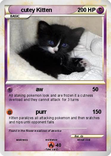 Pokemon cutey Kitten