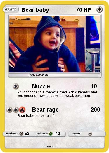 Pokemon Bear baby
