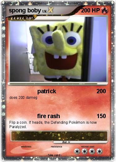 Pokemon spong boby