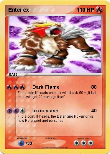 Pokemon Entei ex