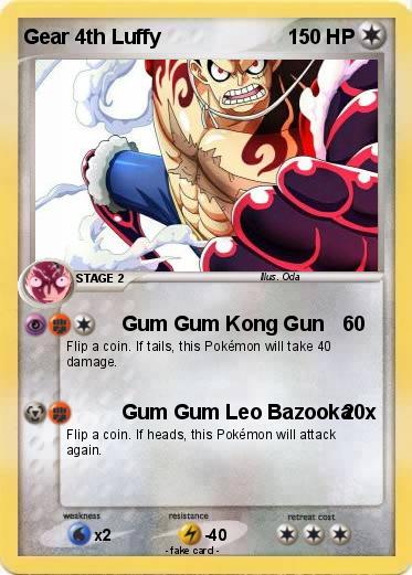 Pokemon Gear 4th Luffy