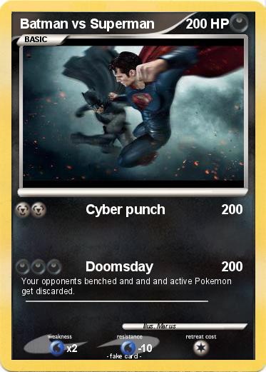 Pokemon Batman vs Superman