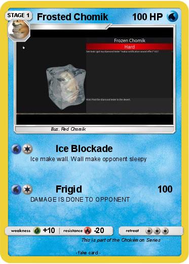 Pokemon Frosted Chomik