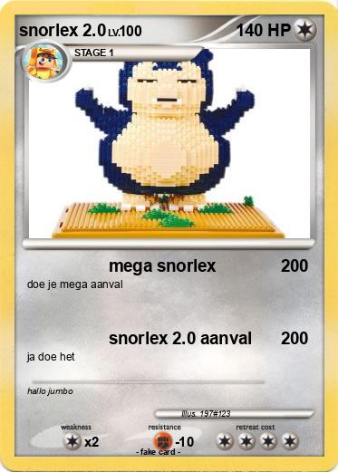 Pokemon snorlex 2.0