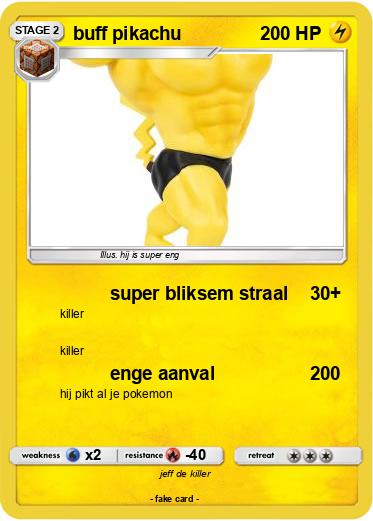 Pokemon buff pikachu