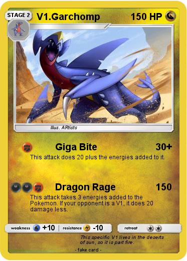 Pokemon V1.Garchomp