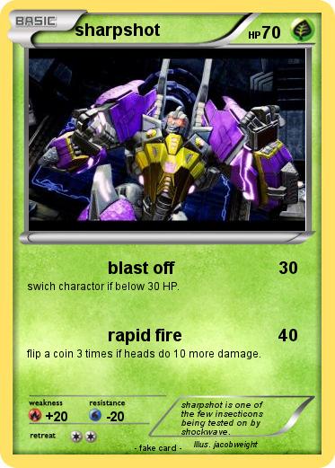 Pokemon sharpshot