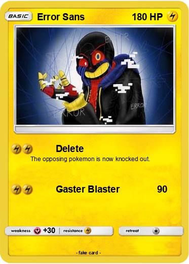 Pokemon Error Sans