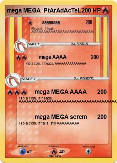 Pokemon mega MEGA  PtArAdAcTeL