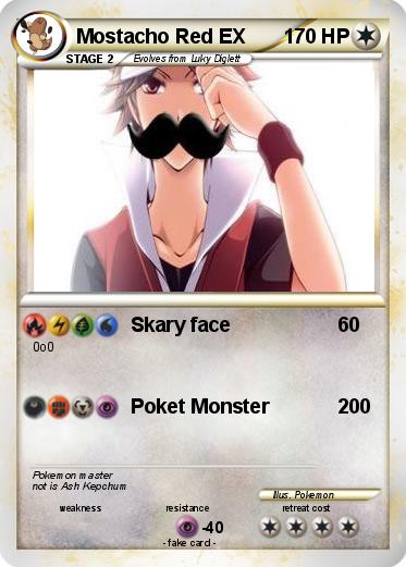 Pokemon Mostacho Red EX