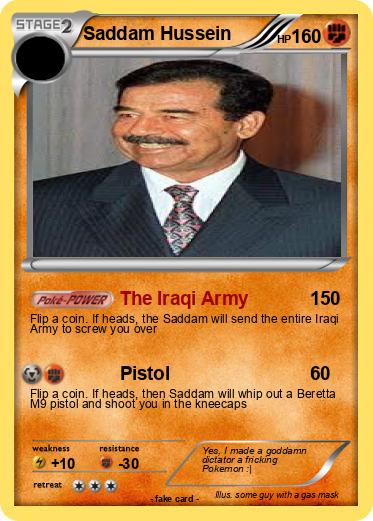 Pokemon Saddam Hussein