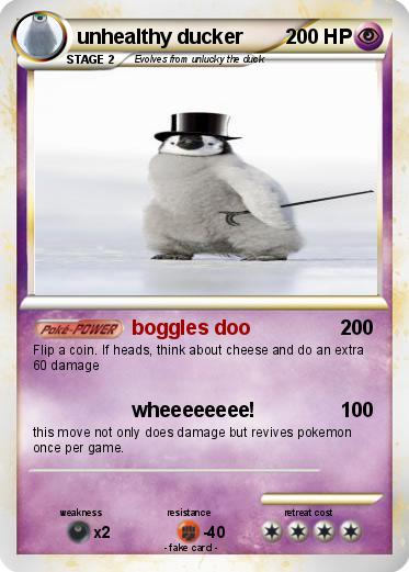 Pokemon unhealthy ducker