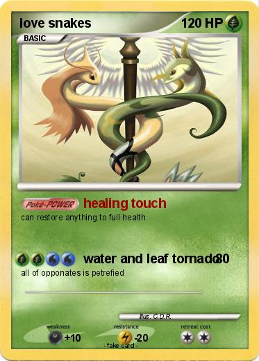 Pokemon love snakes