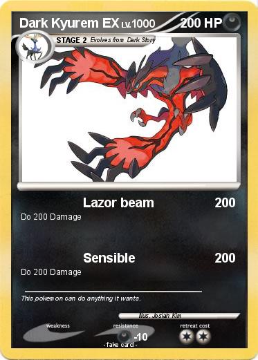 Pokemon Dark Kyurem EX