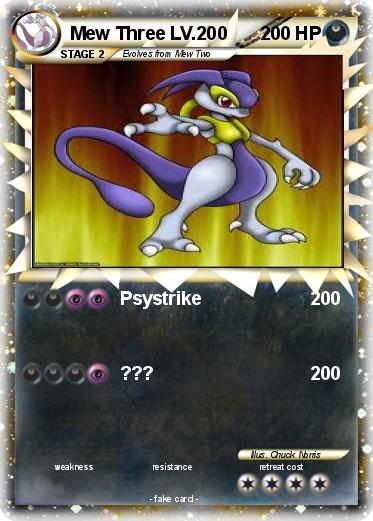 Pokemon Mew Three LV.200