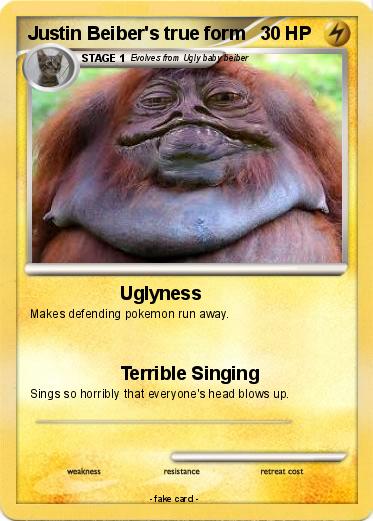 Pokemon Justin Beiber's true form