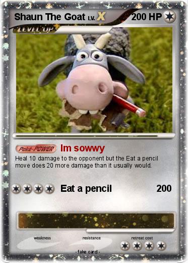 Pokemon Shaun The Goat
