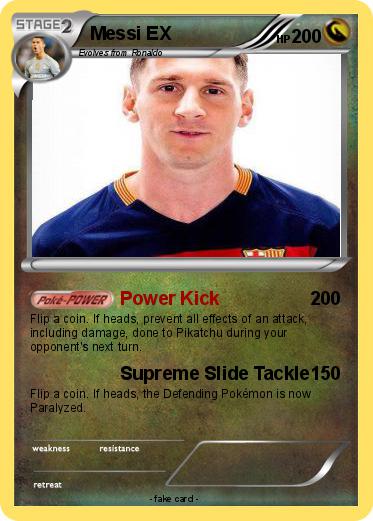 Pokemon Messi EX