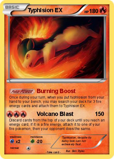 Pokemon Typhlsion EX