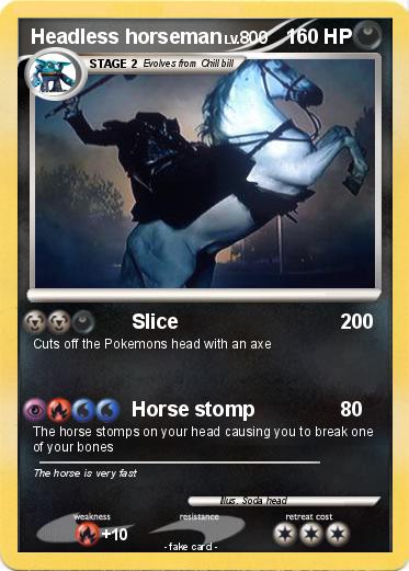 Pokemon Headless horseman