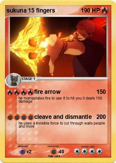 Pokemon sukuna 15 fingers