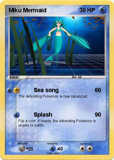Pokemon Miku Mermaid