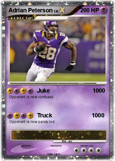 Pokemon Adrian Peterson