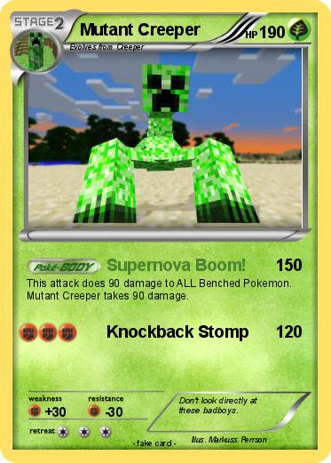 Pokemon Mutant Creeper
