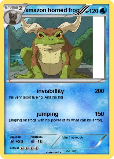 Pokemon amazon horned frog