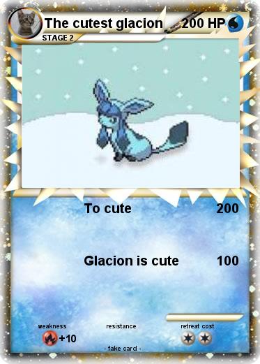 Pokemon The cutest glacion