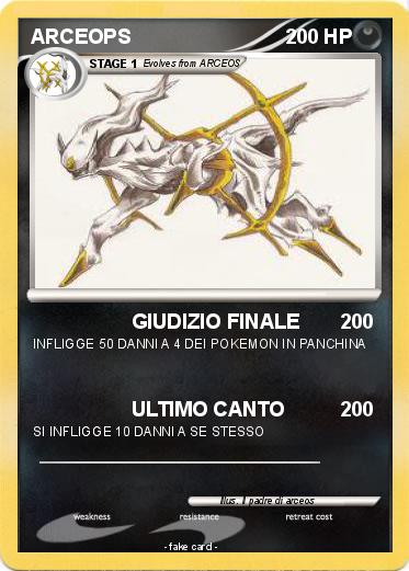 Pokemon ARCEOPS