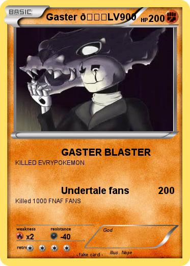 Pokemon Gaster ????LV900