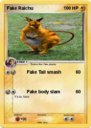 Pokemon Fake Raichu