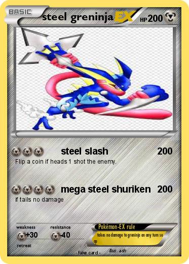 Pokemon steel greninja
