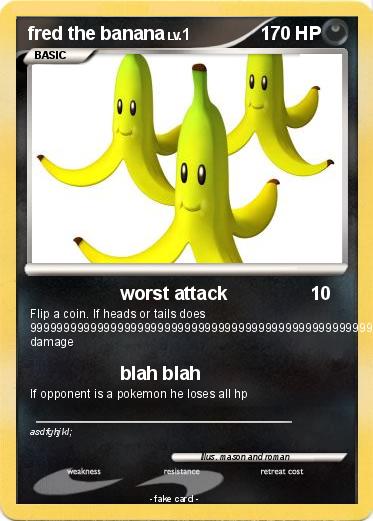 Pokemon fred the banana