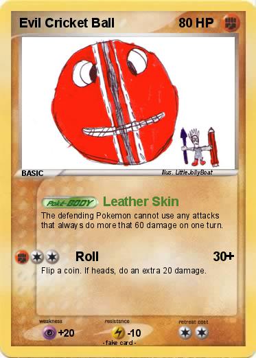 Pokemon Evil Cricket Ball