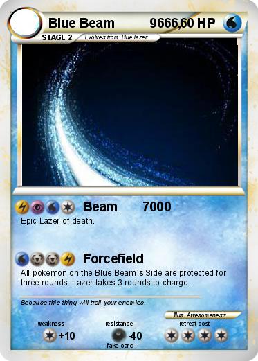 Pokemon Blue Beam          9666,