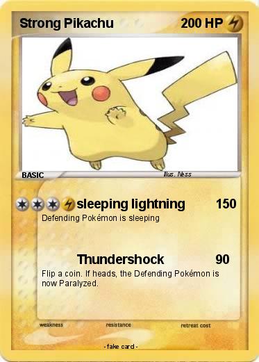 Pokemon Strong Pikachu