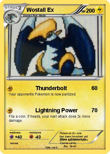 Pokemon Wostall Ex