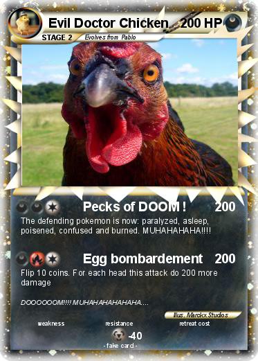 Pokemon Evil Doctor Chicken