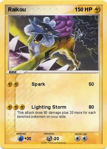 Pokemon Raikou